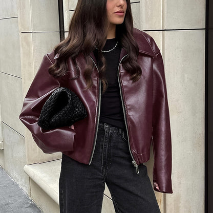 Veste Essential en Cuir